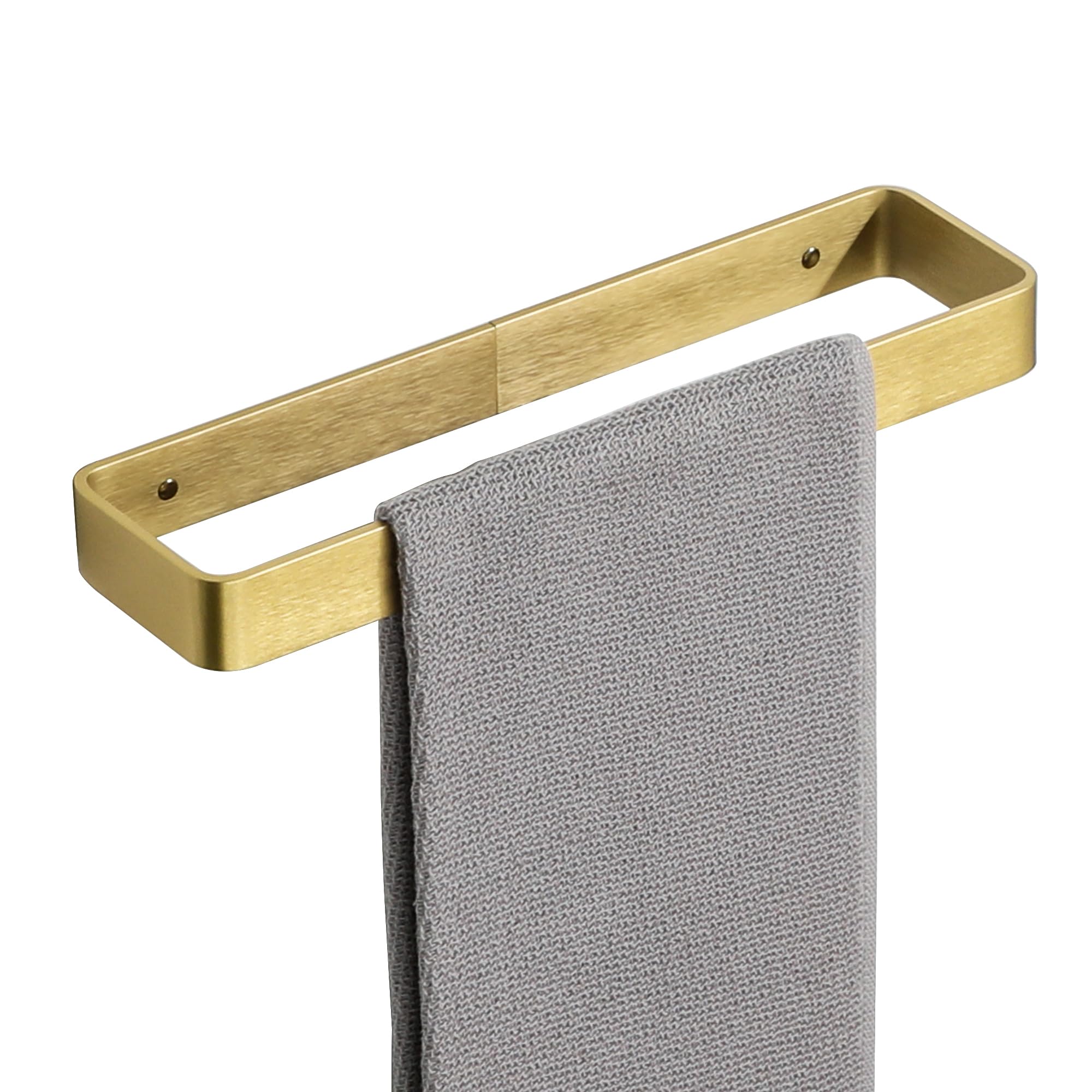 SAYAYO Toalleros de Baño Sin Taladro 30cm Toallero Adhesivo Baño Toallero Dorado Colgador Toalla Baño Adhesivo para Baño y Cocina
