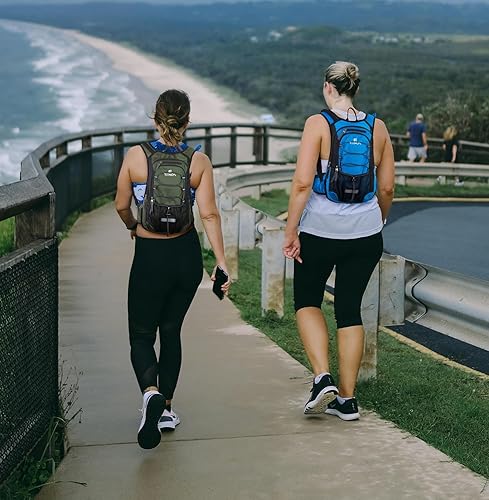 Miniatura 6 de Hydration Pack Backpack with 3L Water Bladder for Men & Women, Hiking Daypack with Thermal Insulation  Running, Cycling, Camping, Skiing, Outdoor