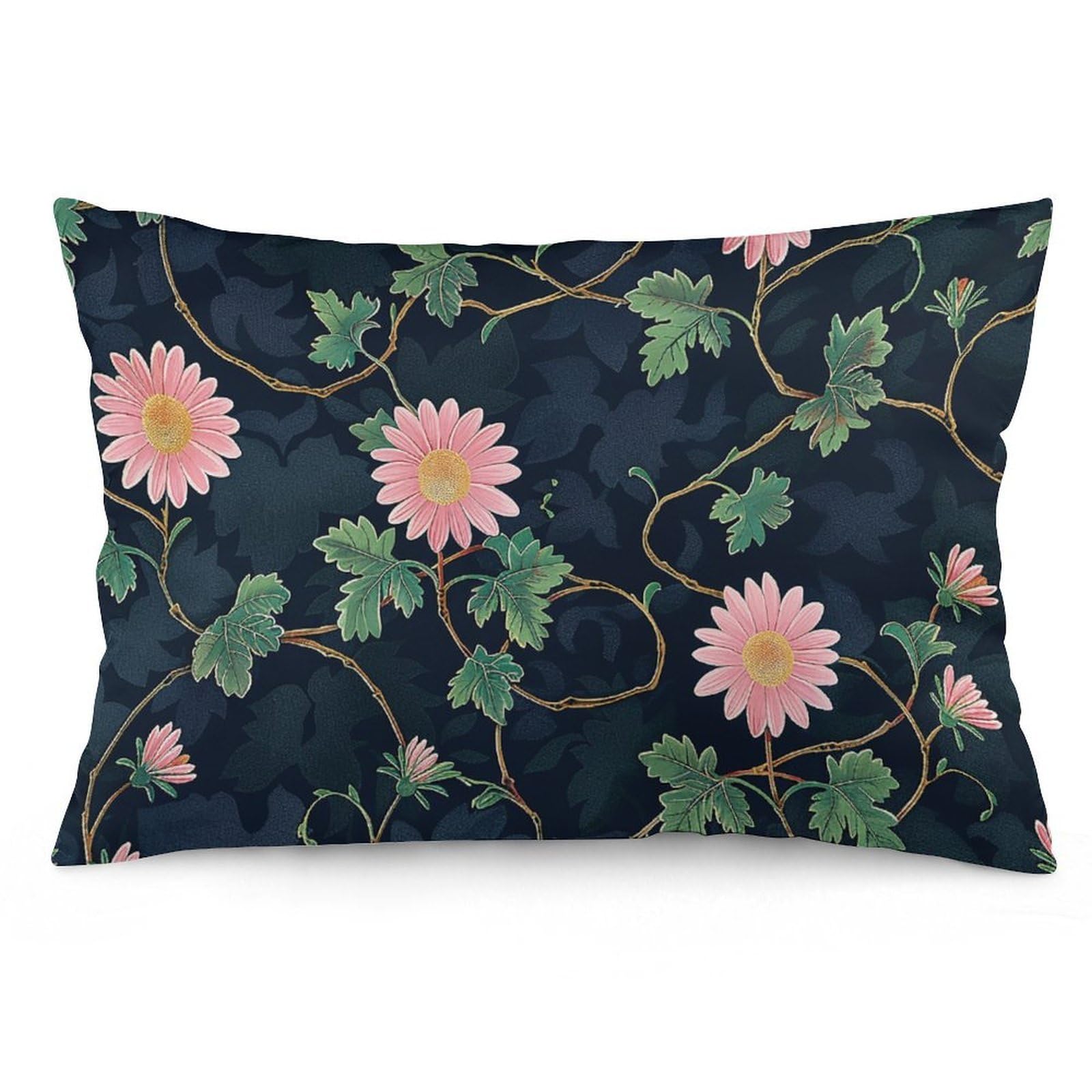 NTVOWPZO 2 Pack Decoration Throw Pillow Covers 20"x30" Pillowcases Covers Daisies and Vines Pillowcases Modern Farmhouse Home Decor Sofa Cushions Covers for Couch Bed Living Room