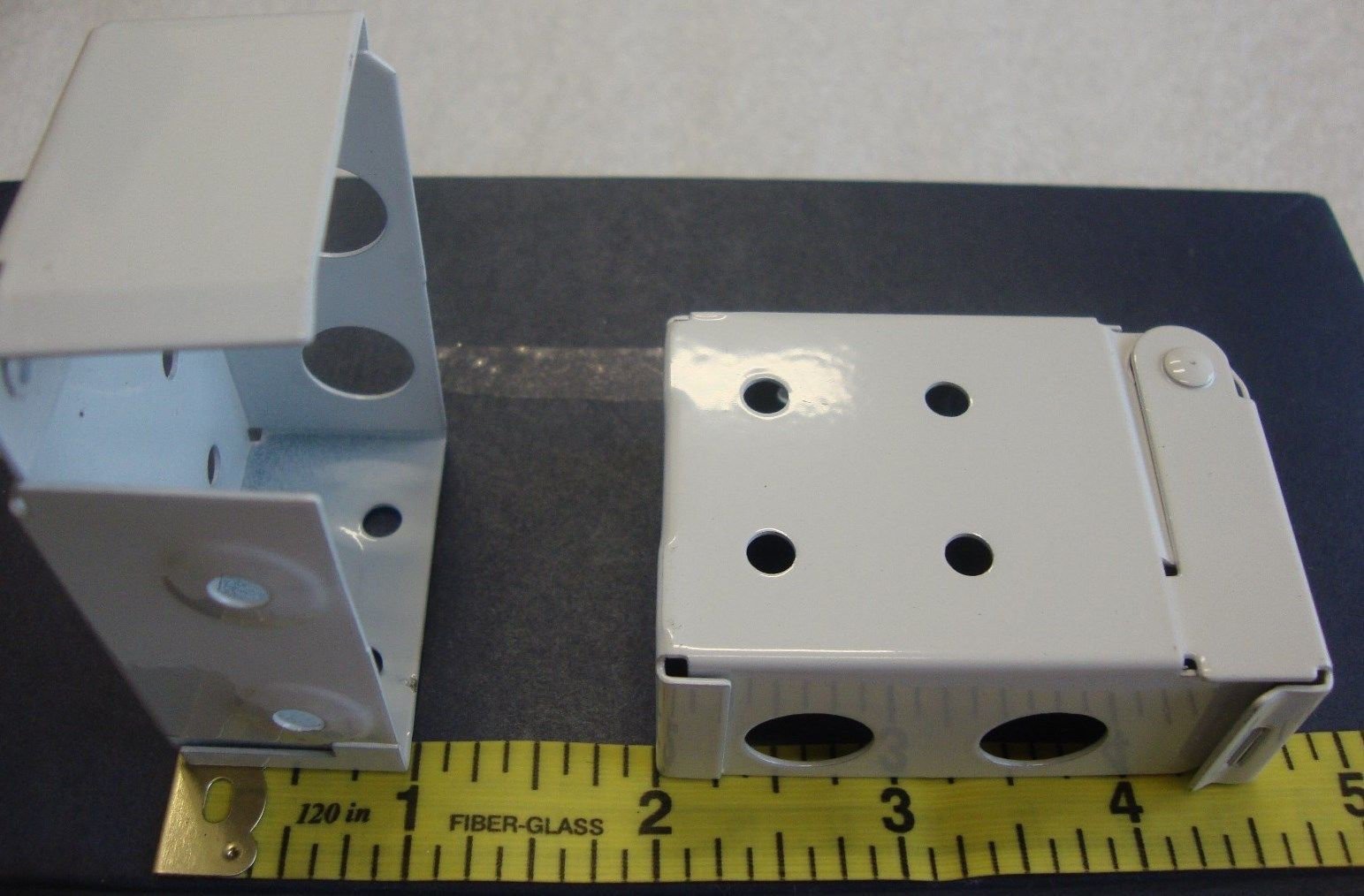 2 Pcs Mini Blind Brackets - White Window Blind Headrail Holder For 1-1/2 Inch Blinds, With Screws & Anchors