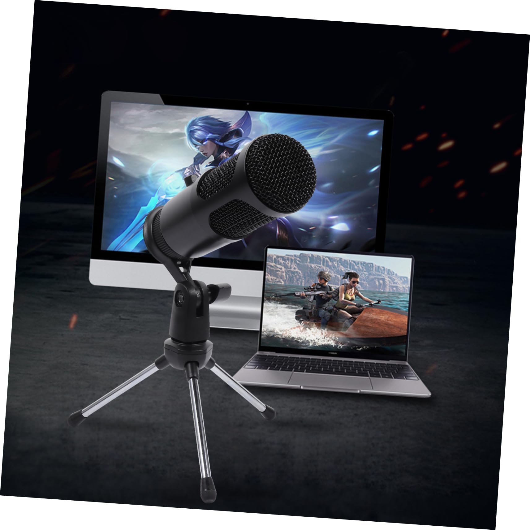 TOYANDONA Konferenzmikrofon USB Für Kondensatormikrofon Für Geschäftskonferenzen Pc-mikrofon Mit Lautstärkeregler Videokonferenzmikrofon Kompatibel Mit Laptop Und Mehr