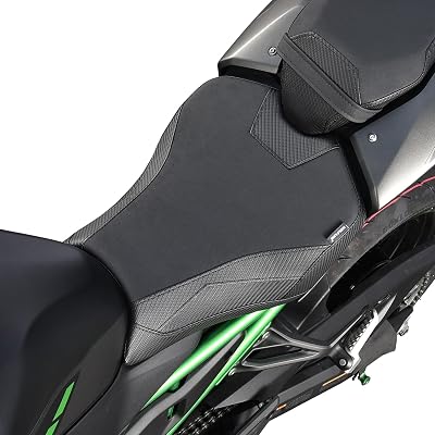 Motorcycle Rider Comfort Seat Fit for ZR900 Z900 2025 2026, Leather Front Driver Saddle Solo Cushion Pillion Pad, Black