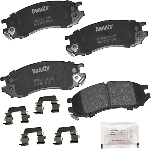 Vista 299 de Bendix Priority1 CFC1035 Pastillas de freno delanteras de cerámica para modelos seleccionados Chevrolet Aveo, Aveo5, Optra, Spark, Spark EV, Pontiac