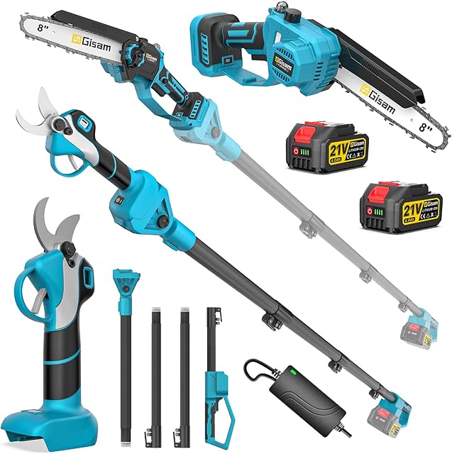 Generisch Gartenschere Gartenwerkzeug Verlängerungsstange Bürstenloser Motor für Holzschneiden (Hochentaster-System) — Akku-Kettensägen