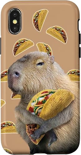 Miniatura 7 de iPhone 13 Pro Capybara Capybaras Comiendo Tacos Tacos, divertido estuche lindo