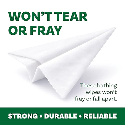 Miniatura 4 de Toallitas de baño extra grandes para adultos, sin enjuague, 40 toallitas desechables de limpieza corporal para hombres, mujeres y ancianos, ideal