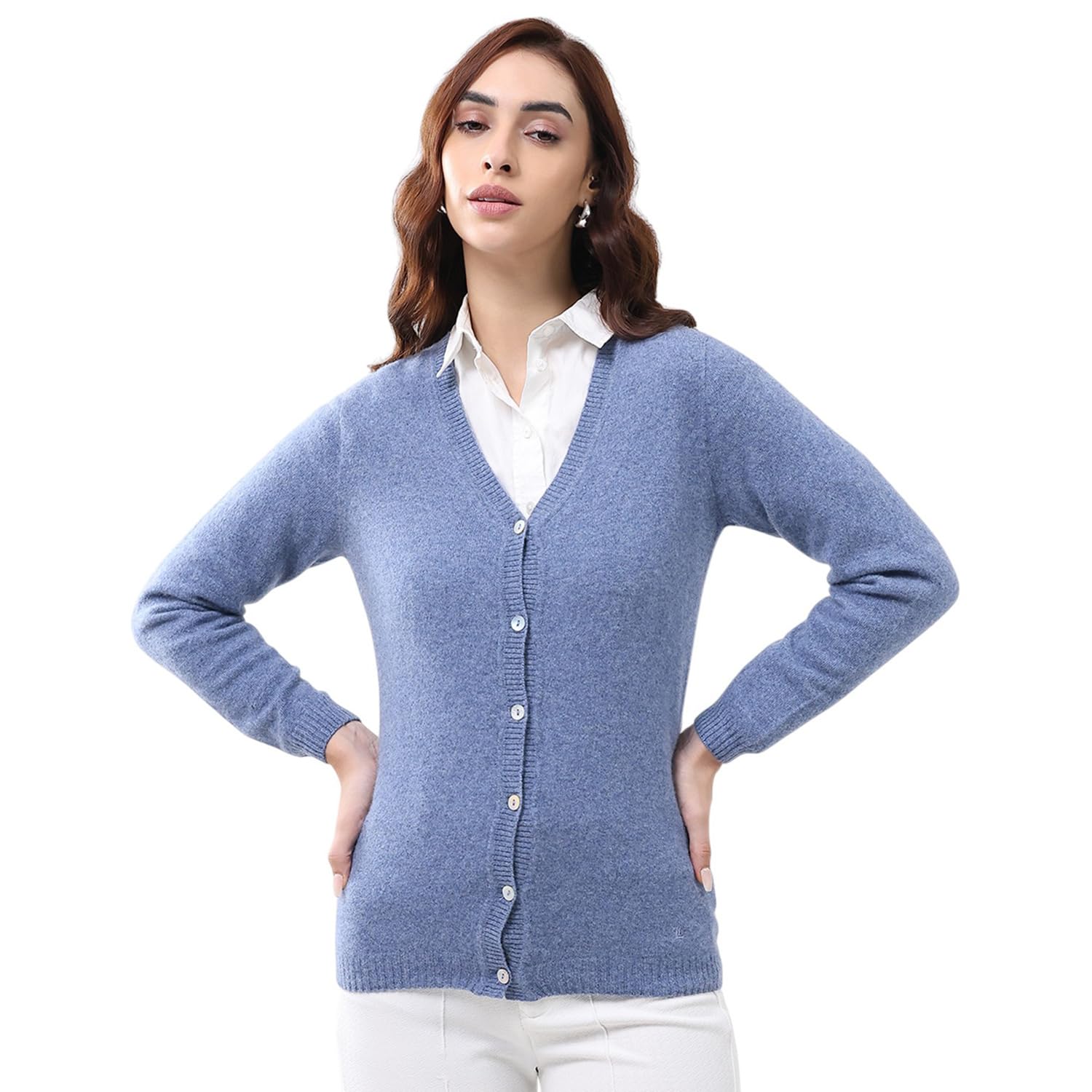 monte carlo Women V Neck Full Sleeves Cardigan | Warm Woolen Buttoned Sweater for Ladies | Stylish Knitted Cardigan for Women's-picture-51