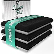 Nuke Guys Interior Scrub Pad 3X | Cleaner for deep pore cleaning | Innovative nylon fibres remove stubborn dirt from plastic, leather and upholstery