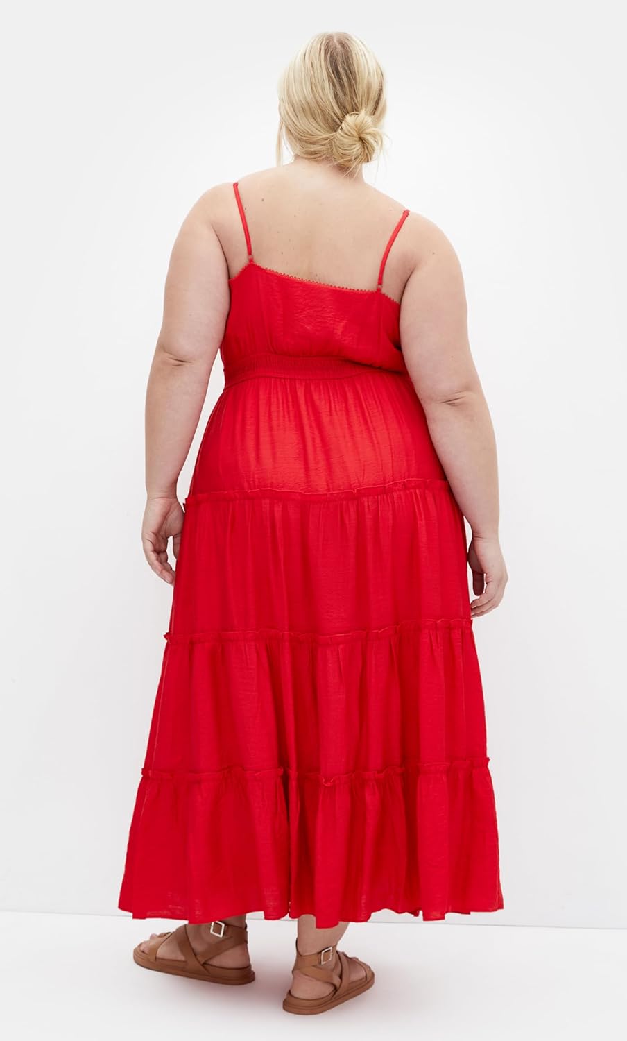 City Chic Women's Plus Size Dress - Aiza Crochet Tier Maxi - Image 3