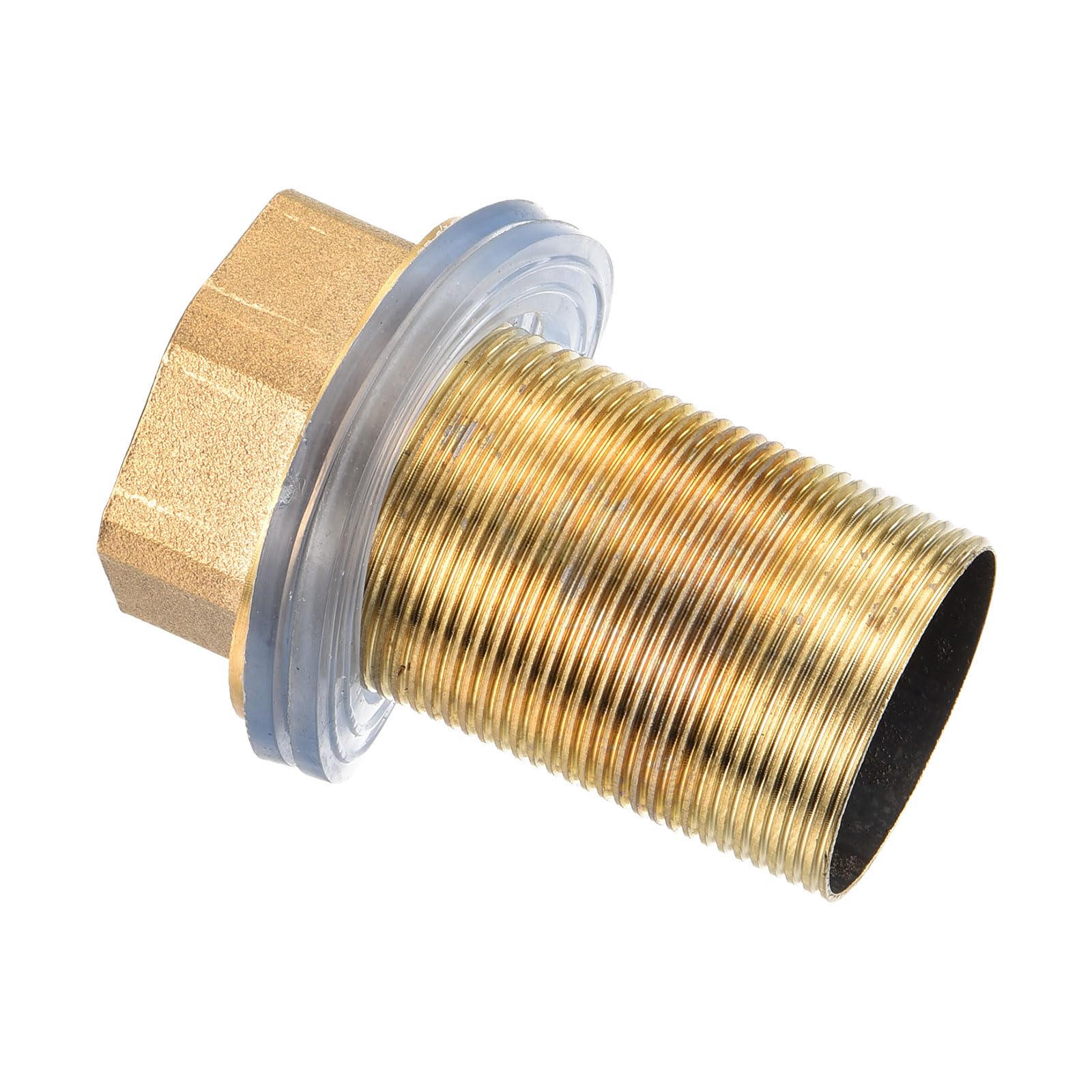 QUARKZMAN 1 Pieza 2.36 Pulgadas Tubo de Montaje de Extensión de Grifo con Arandelas, Tuerca de Bloqueo, Kit de Accesorios de Grifo, Bronce