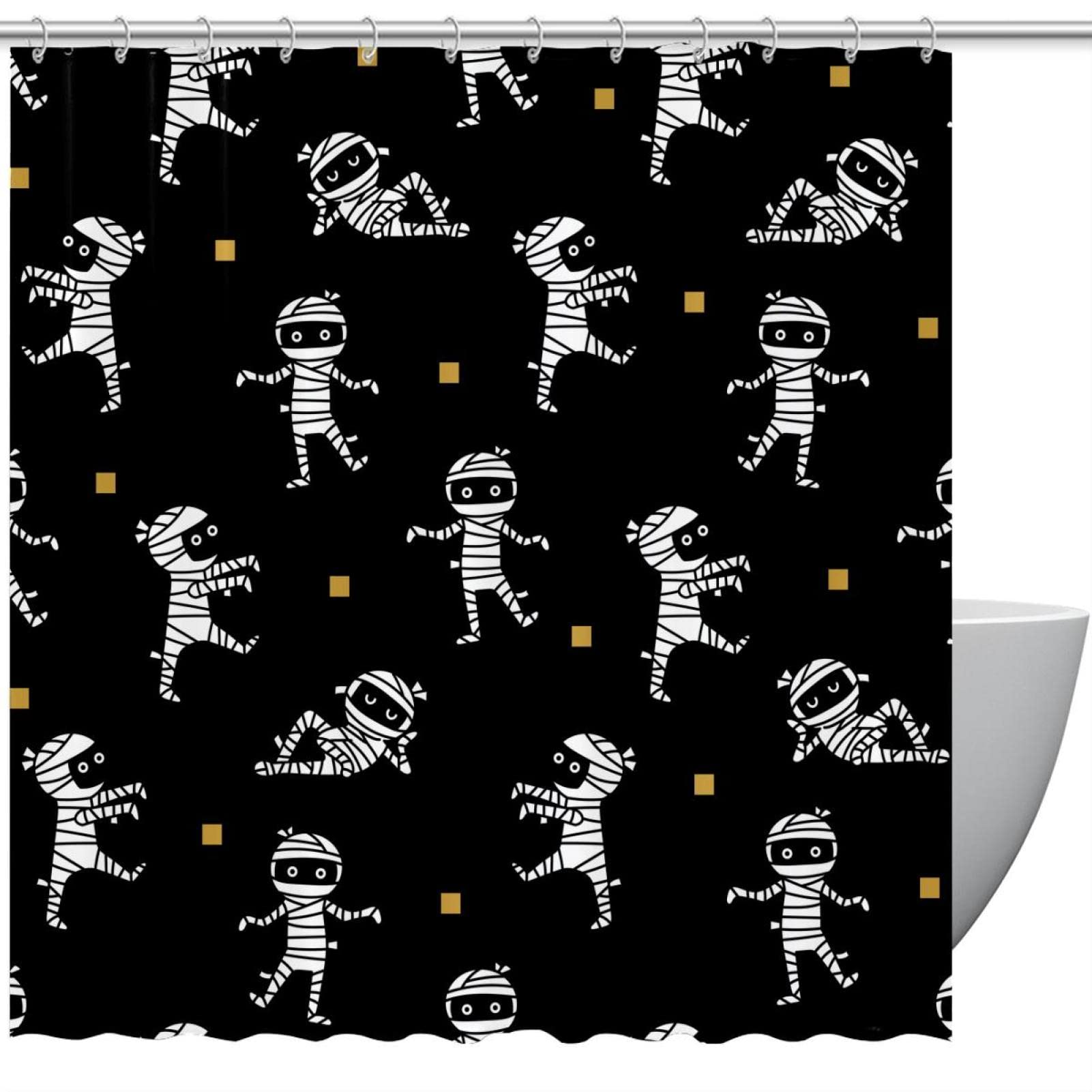 Rideau de douche imperméable motif maman 183x183 cm