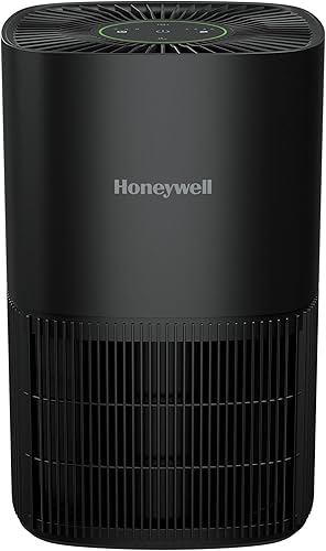 Honeywell Allergen Plus AQSense - Purificador de aire HEPA para el hogar, dormitorio y mascotas, cobertura de 530 pies cuadrados, sensor de calidad