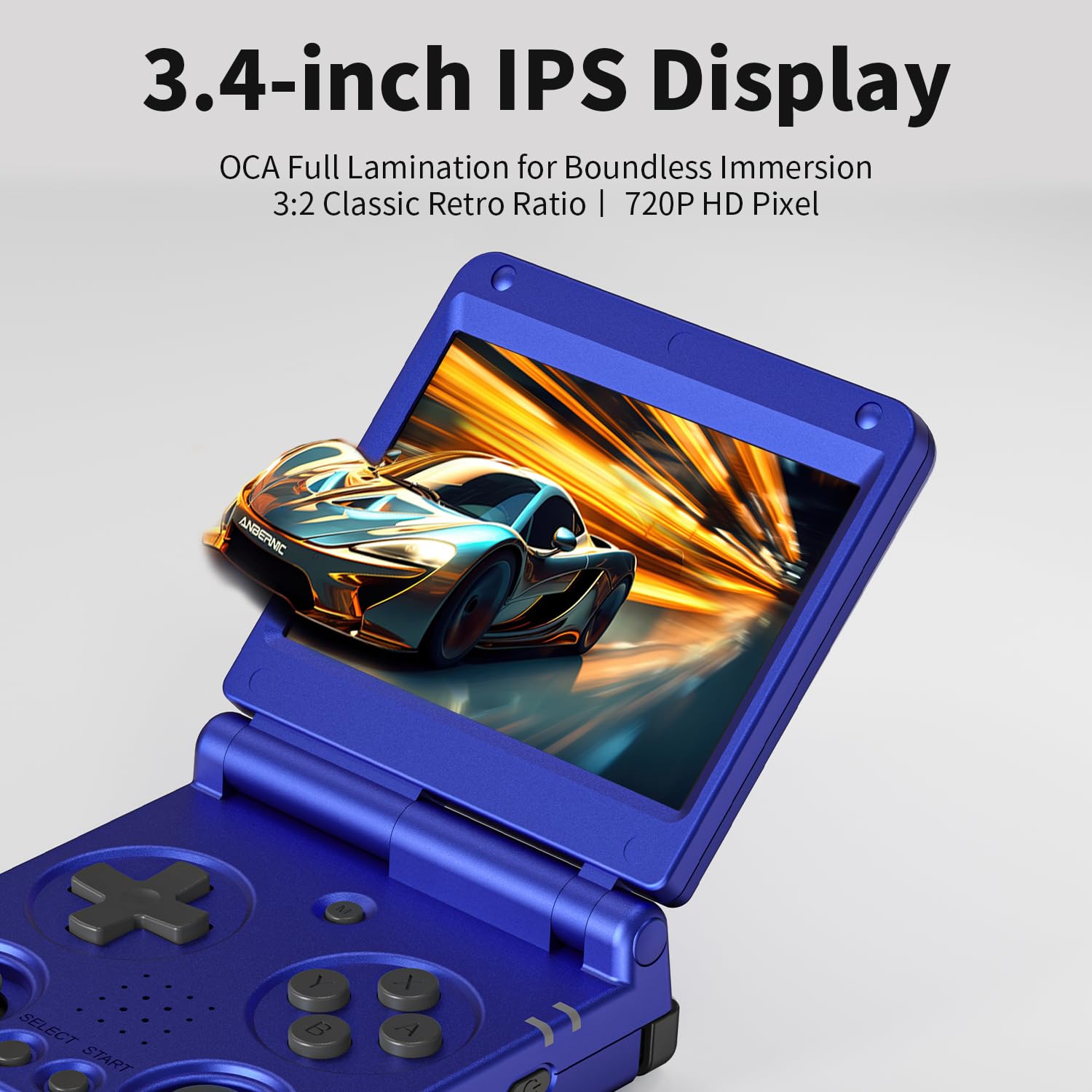 Anbernic RG34XXSP Console de jogos retrô portátil RG34XX SP