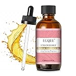 EUQEE 2.02 Fl oz Strawberry Fragrance Oil, Premium Strawberry Essential Oil with Glass Dropper for Diffuser, DIY Soap, Candle Making - 60ML