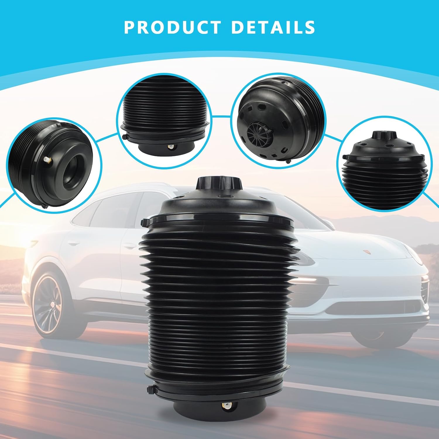 Rear Right Air Spring Bag Suspension Kit Replacement for Jeep Grand Cherokee 2016 2017 2018 2019 2020 2021 2022 68258354AC