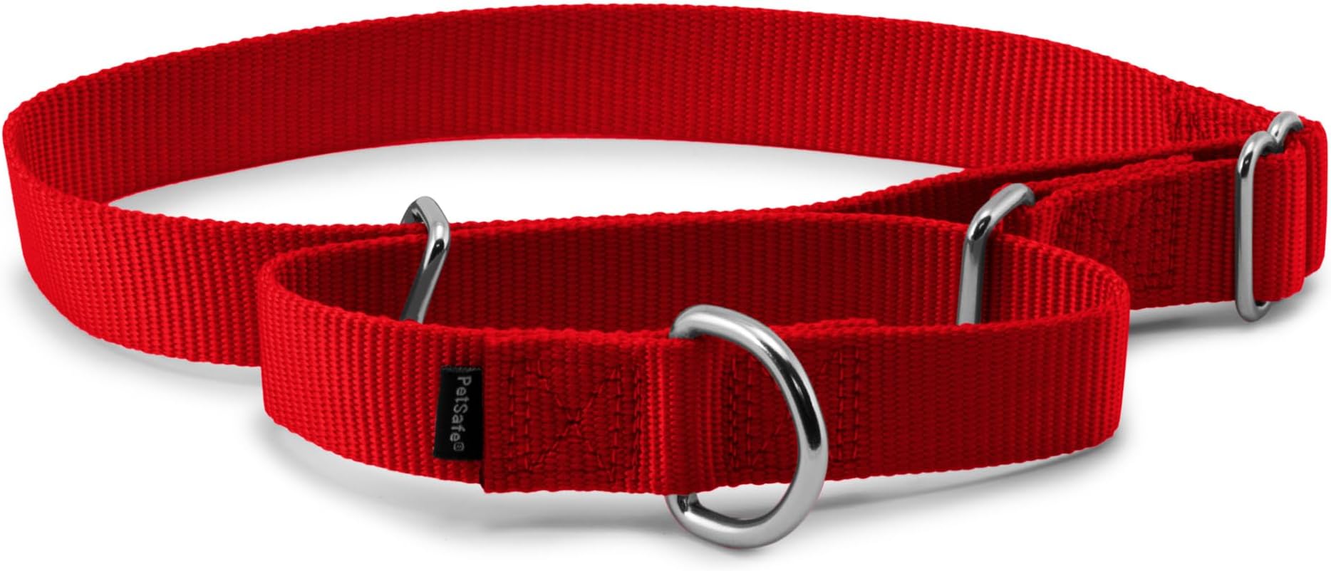 Martingale Dog Collar Large, 1 Inch, Red