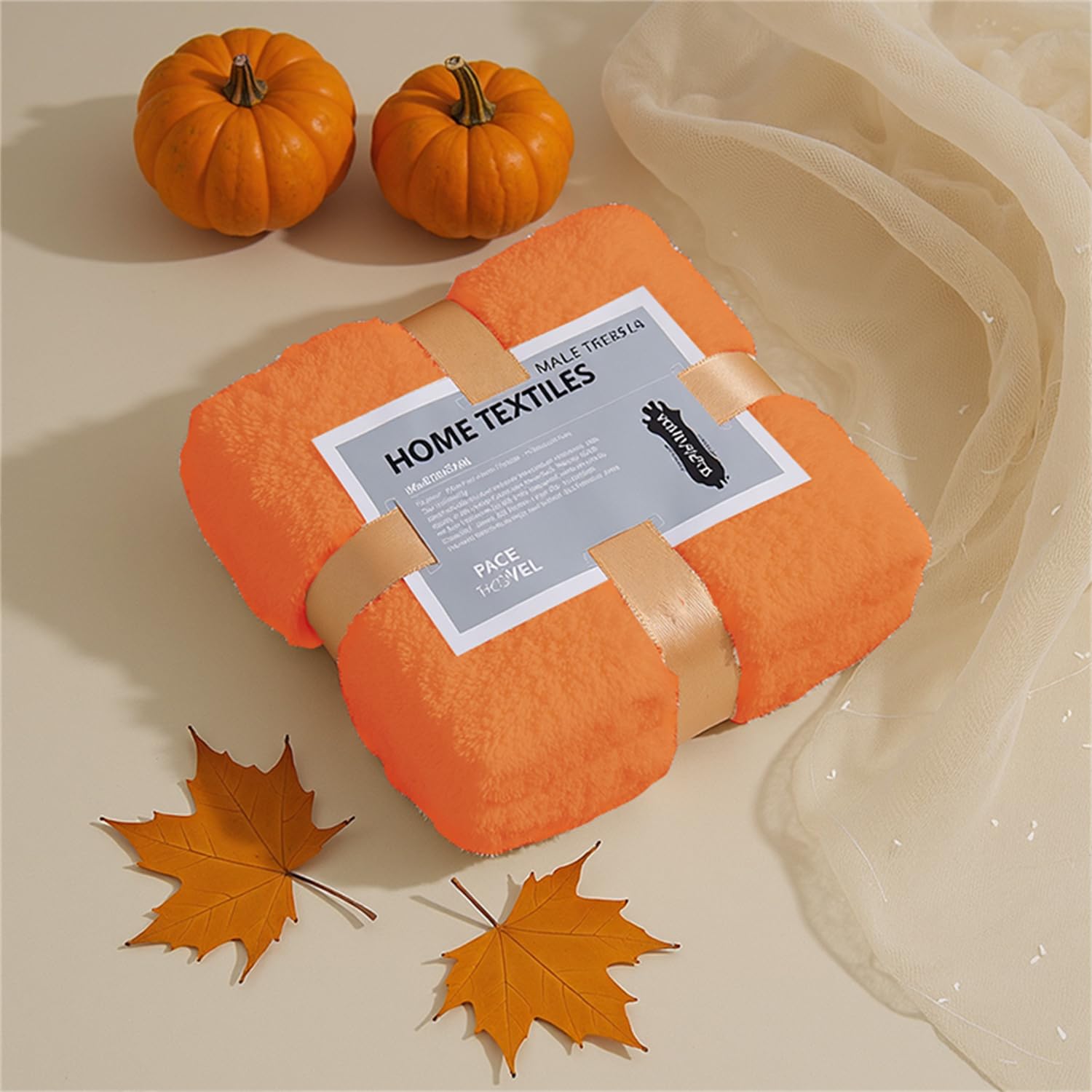 Coral Velvet Towel Quick Drying Soft Super Absorbent Bathroom Hand Towel Orange