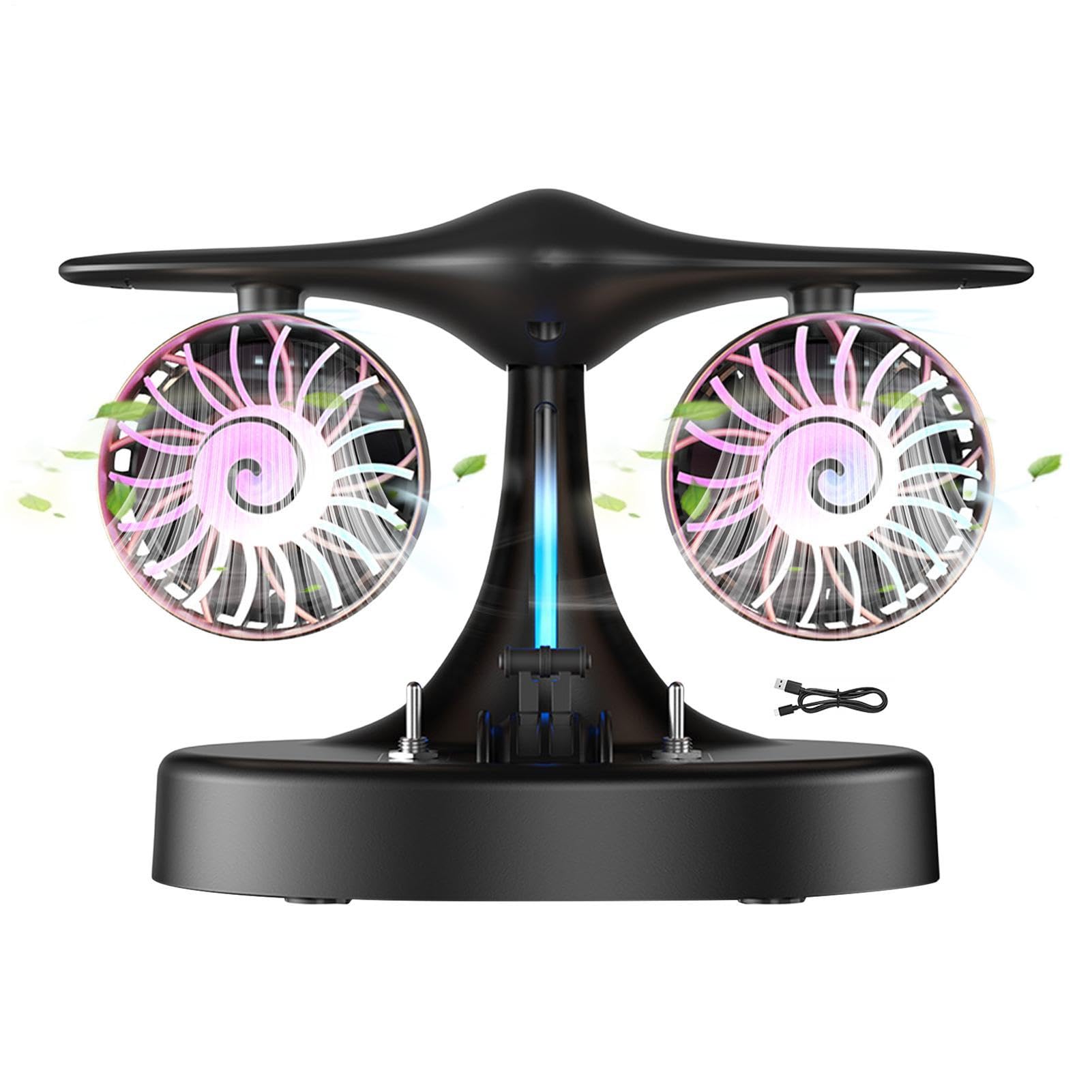 Ventilateur de bureau à piles rechargeable petit ventilateur portable pour dortoir et école