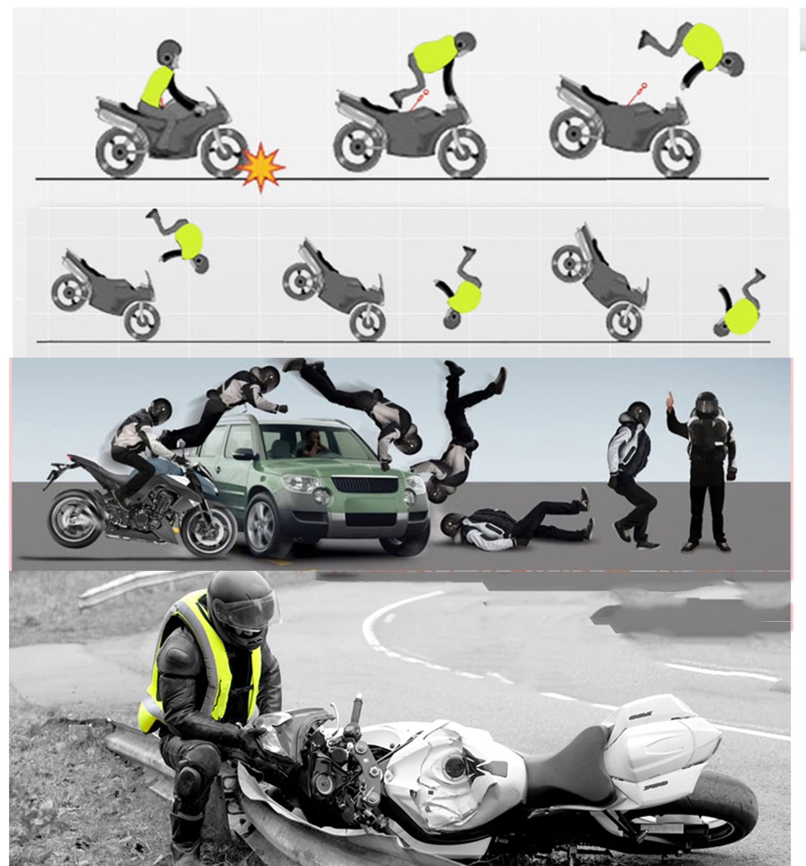 Leather Bikers Vest Extender for Mc Jacket Real Leather Set of 2