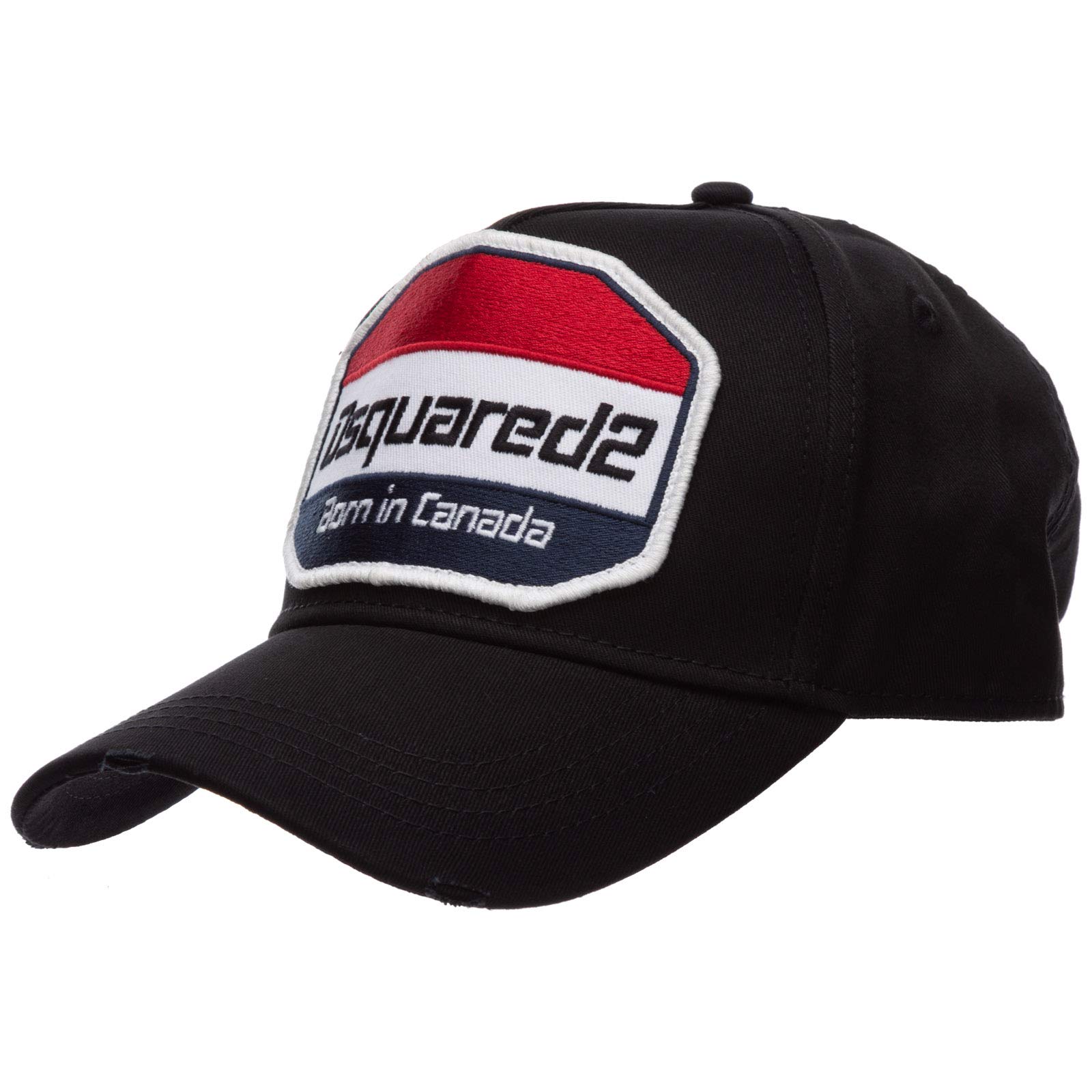 Dsquared2 Men's Black Dsquared Baseball Cap Uomo - Uni,