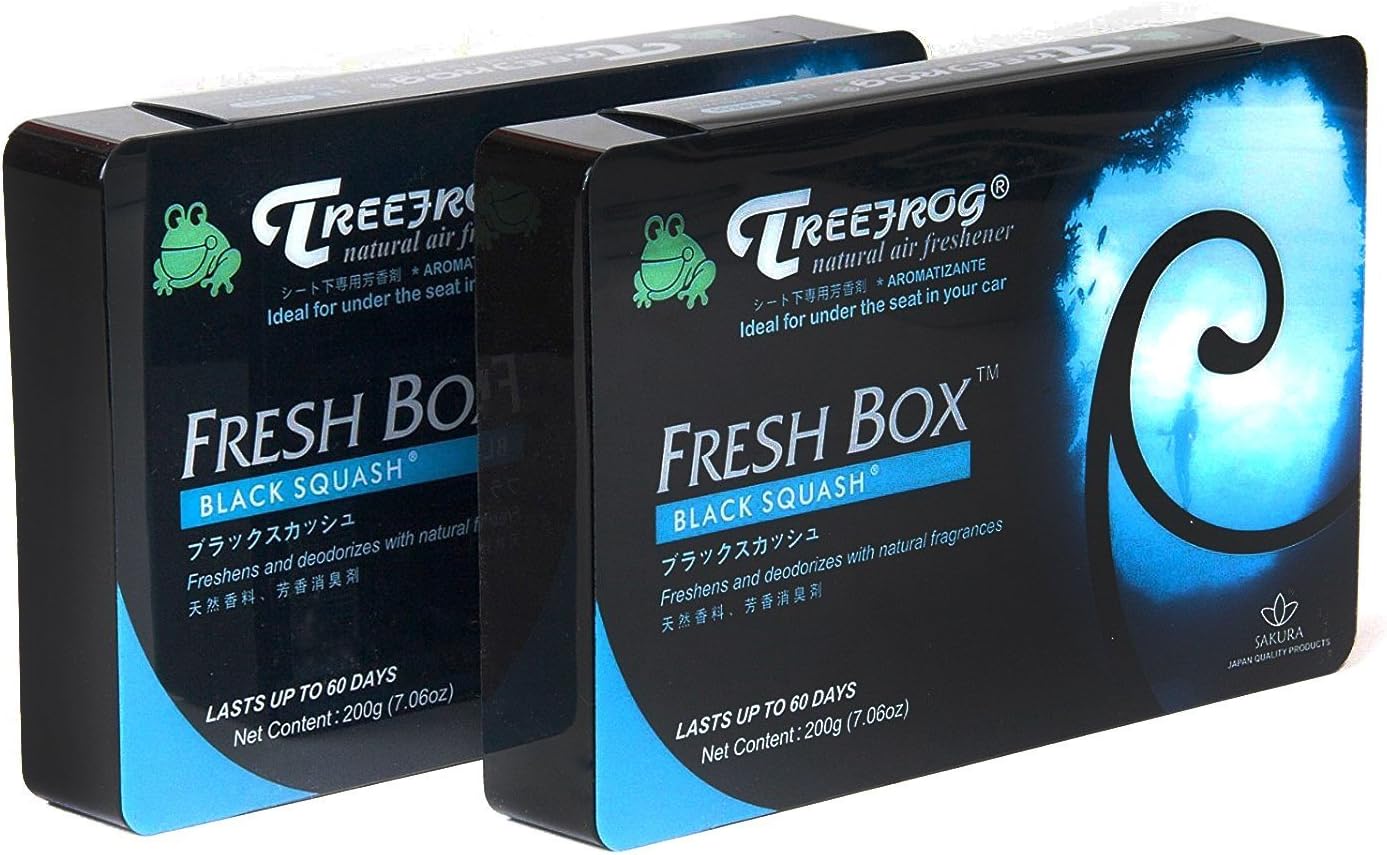 Xtreme Fresh Air Freshener Black Squash Scent 2 Packs