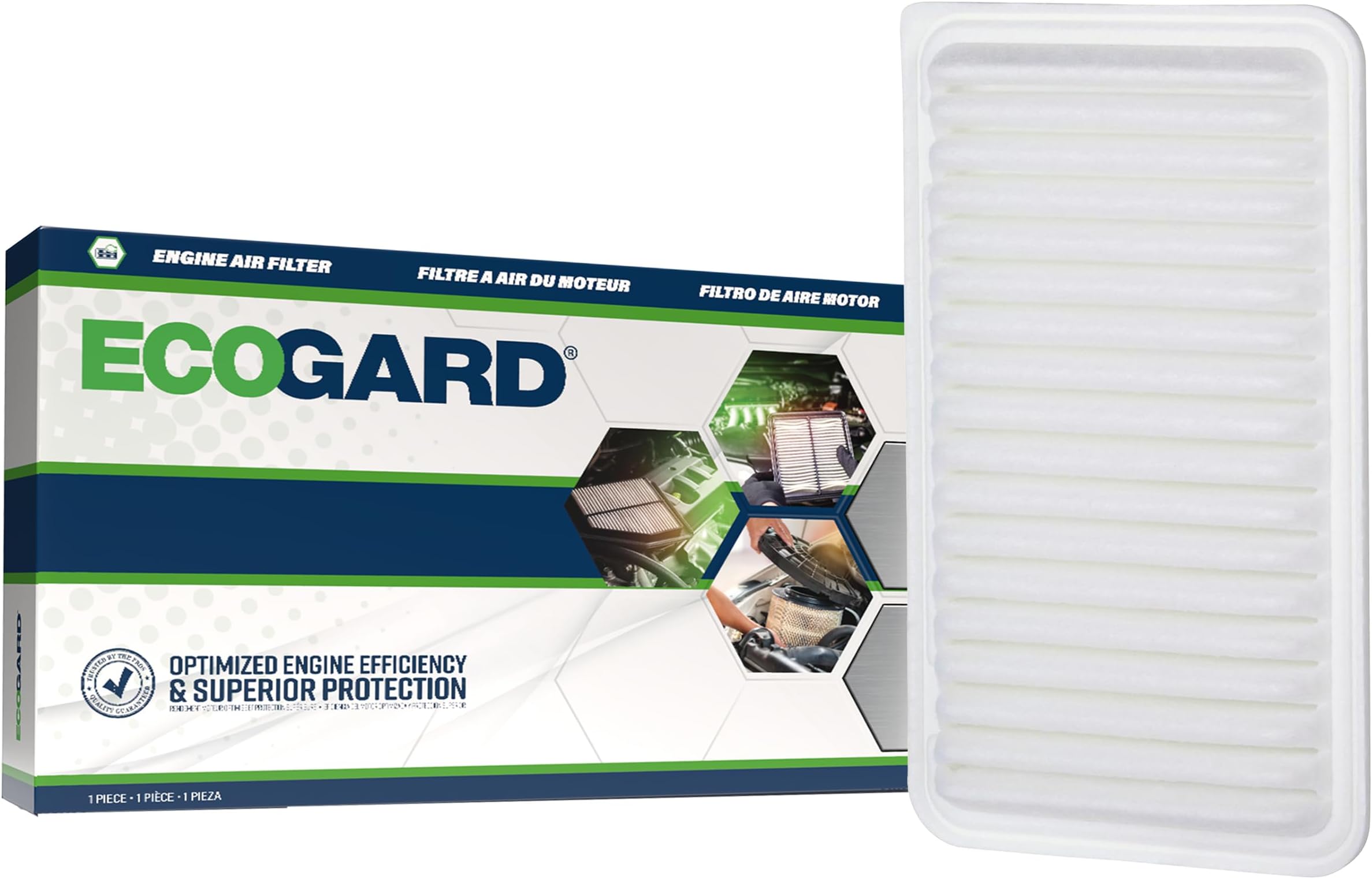 ECOGARD XA5432 Premium Engine Air Filter Fits 2002-2011 Toyota Camry, 2008-2013 Highlander, 2004-2006 Sienna, 2007-2009 Lexus RX350, 2004-2006 RX330, ES330, 2004-2008 Toyota Solara