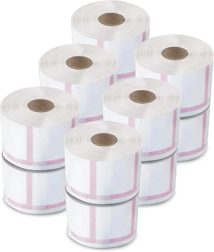 enKo 30915 12 Rolls | 8400 Direct Thermal Labels 1-5/8 x 1-1/4 inches