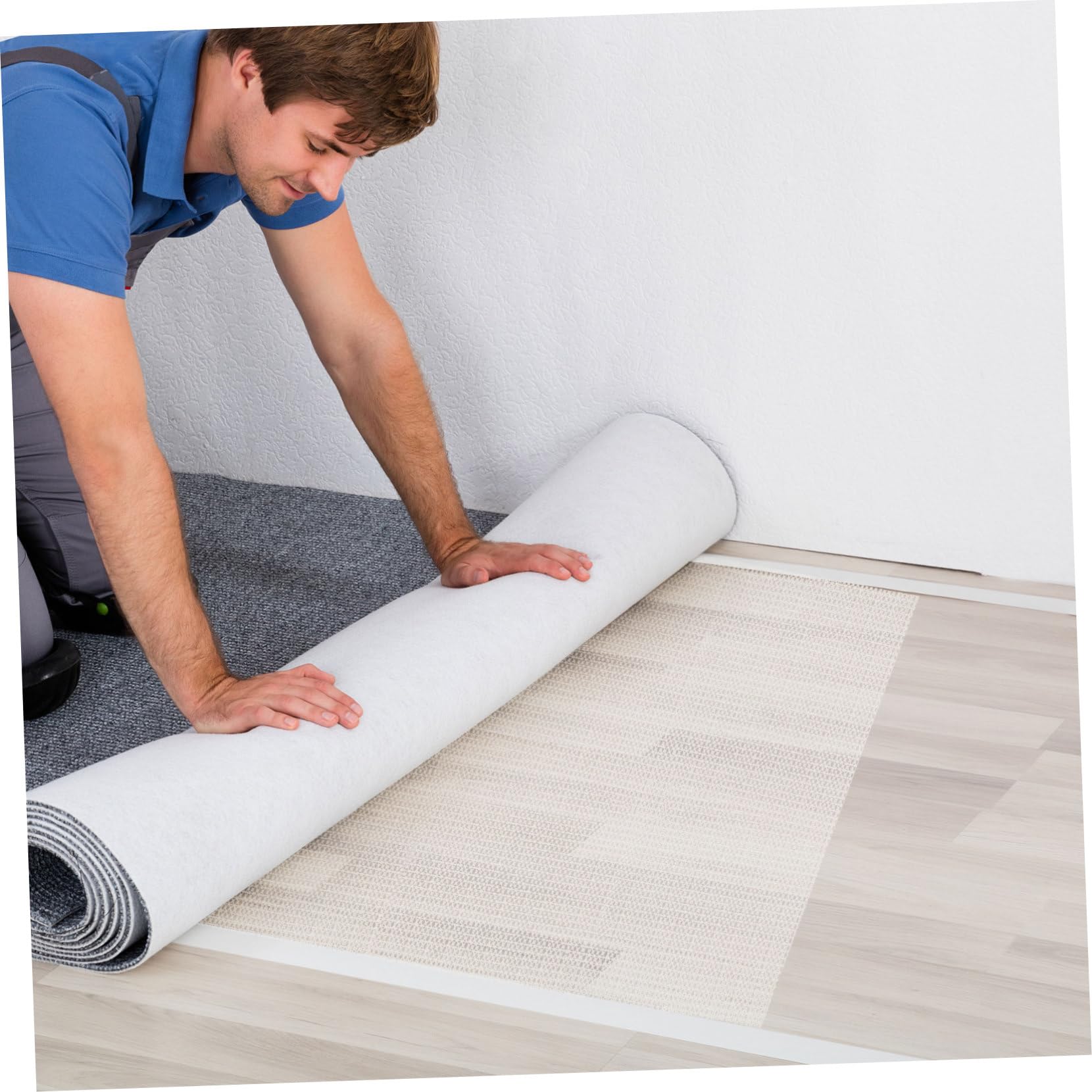 Tapis Antidérapant pour Tapis de Sol Protection Anticurling Fixation Sécurisée pour Salon et Bureau Installation Facile et Maintien Antidérapant