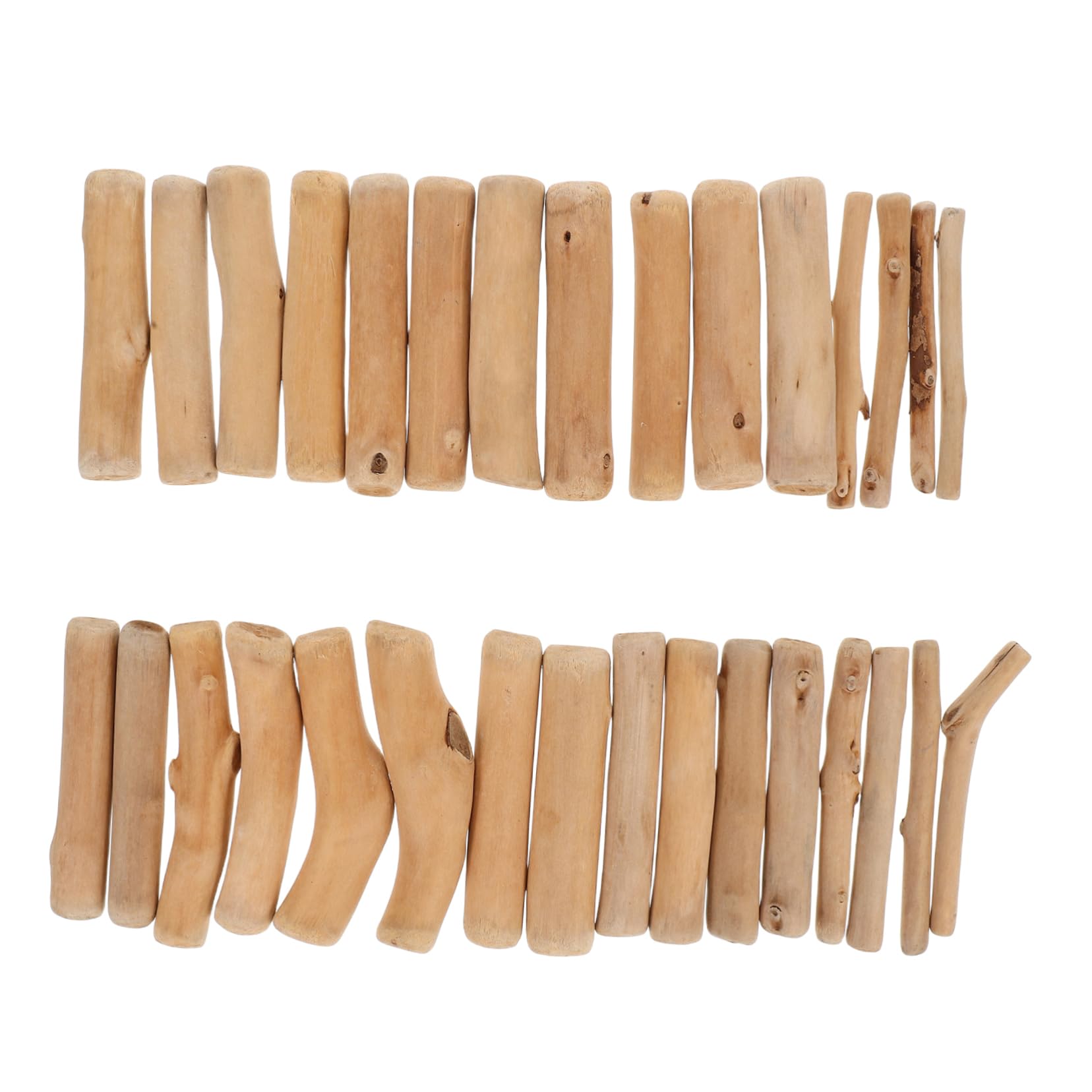 jojofuny Legno Grezzo Naturale per Decorazioni Artigianali Materiale per Lavori Manuali in Legno, Color Marrone, 250g Pack, Adatto per Casa e Ufficio