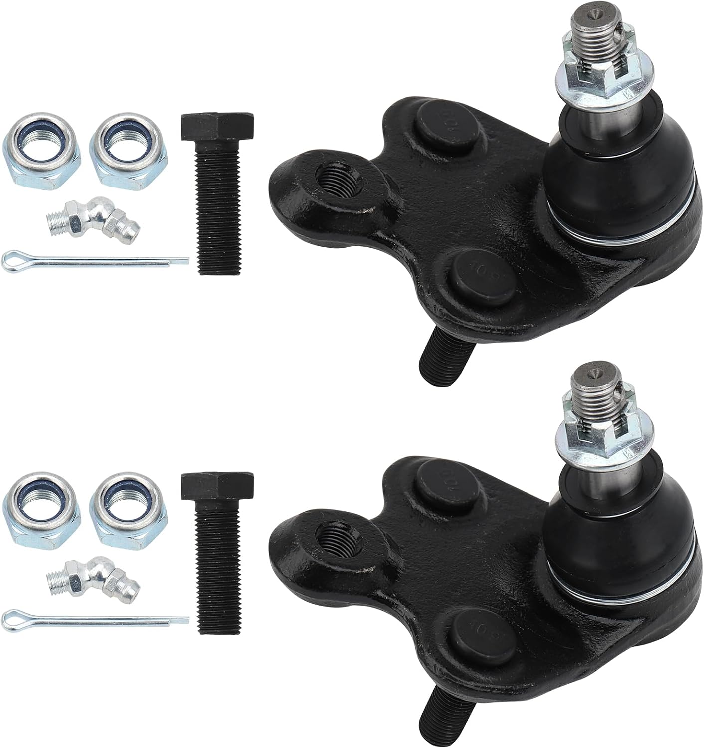 IRONTEK 4PCS Front Control Arm w/Ball Joints Fit for Toyota Matrix 2003 2004 2005 2006 2007 2008/Corolla 2009 2010 2011 2012 2013, for Pontiac Vibe 2003 2004 2005 2006 2007 2008, K640360 K640361