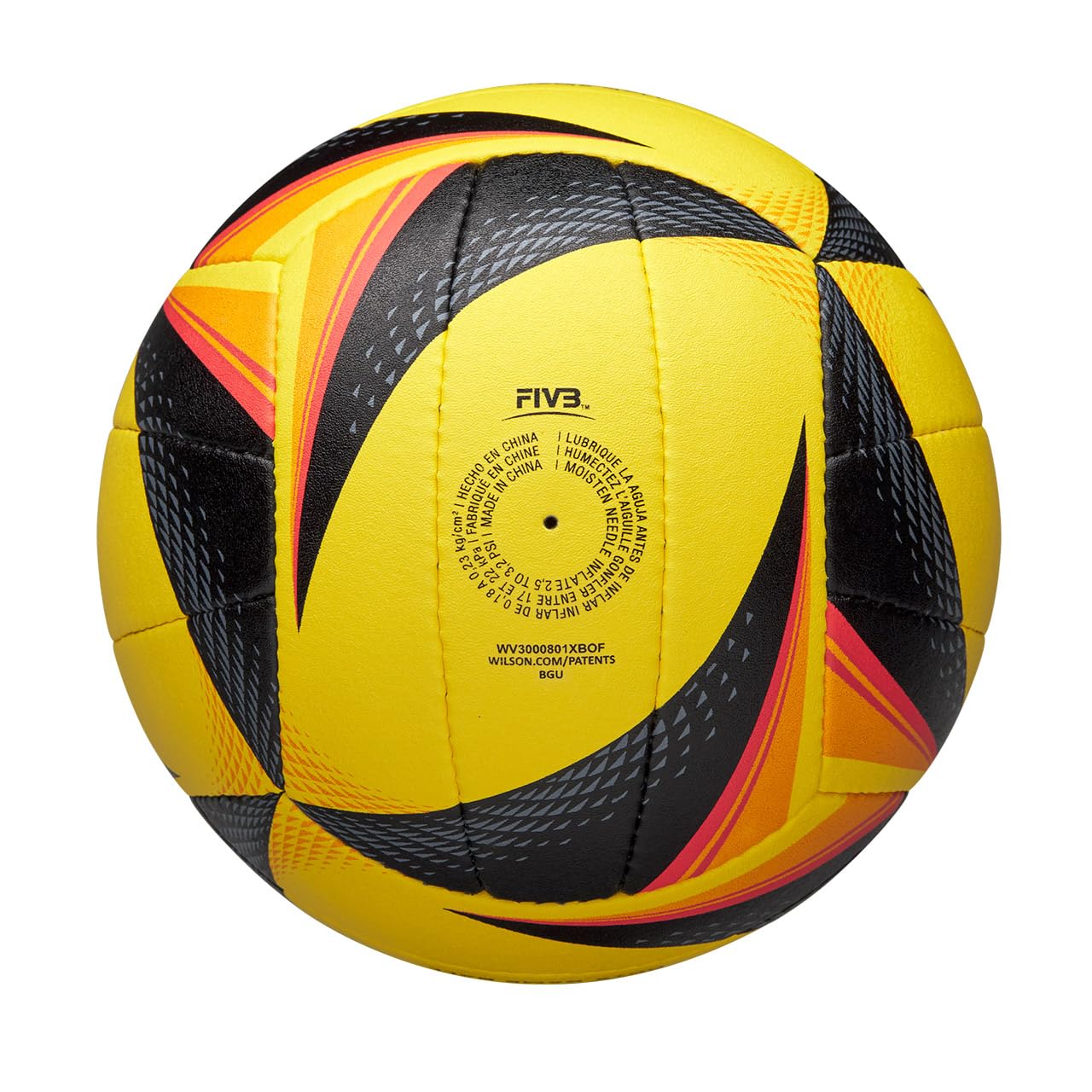 Wilson OPTX FIVB VB Game Ball Black/Yellow