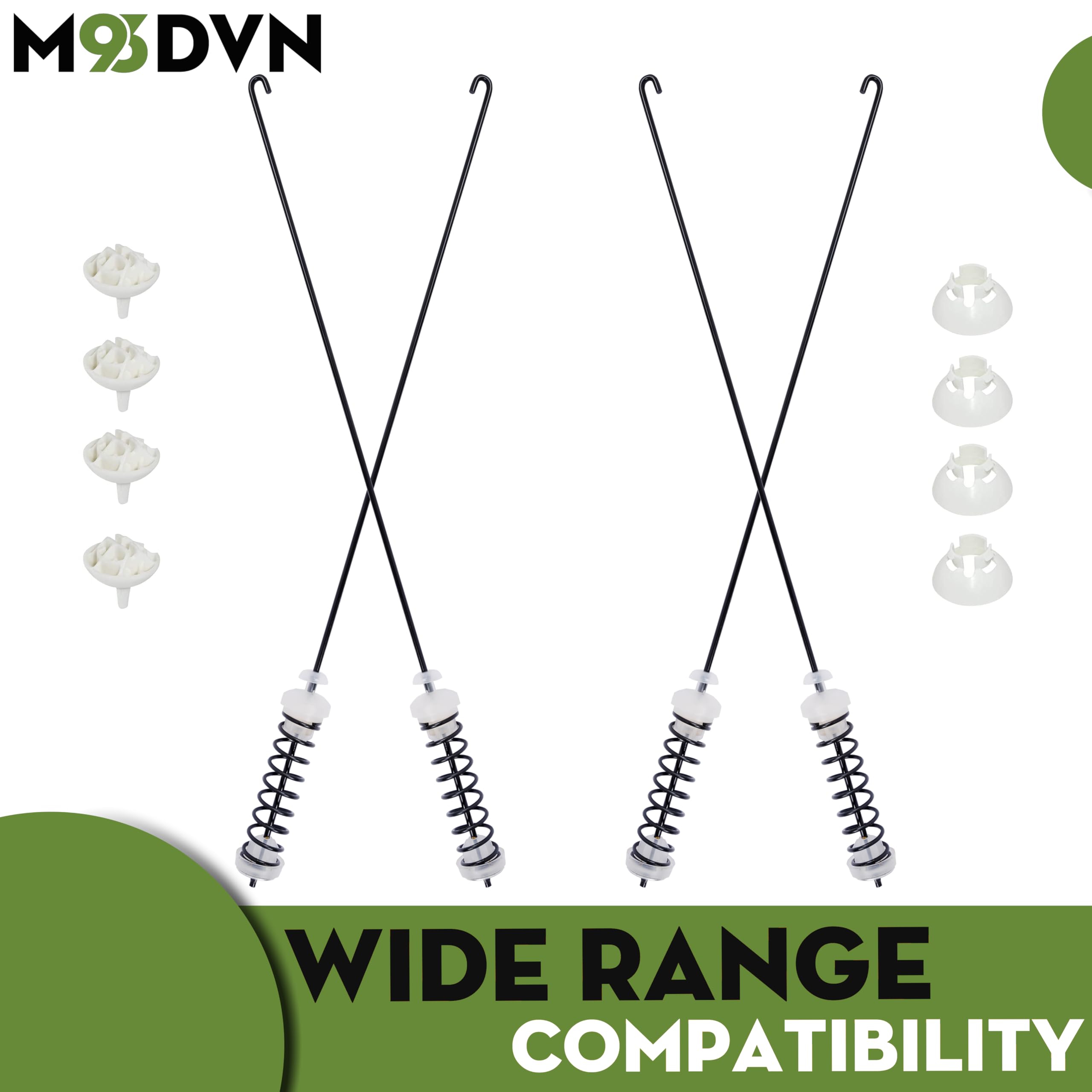 Kit 4 Molle Sospensione Lavatrice Per Maytag MVWC200BW0, MVWC200BW1, NTW4516FW3