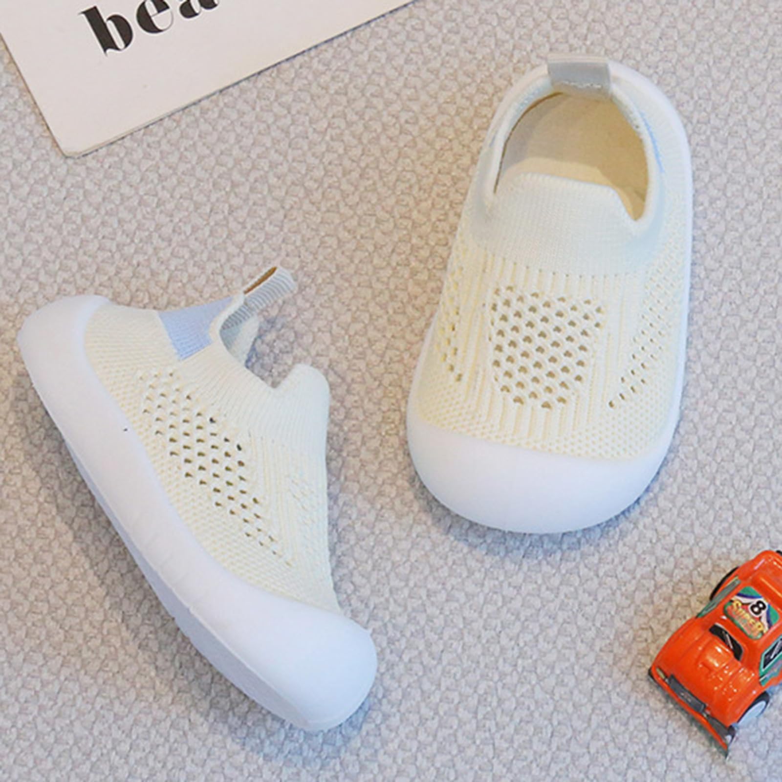 0-3 Ans Chaussures Bebe Garcon Fille Chaussures Bebe Premier Pas Doux et Respirant Confortable