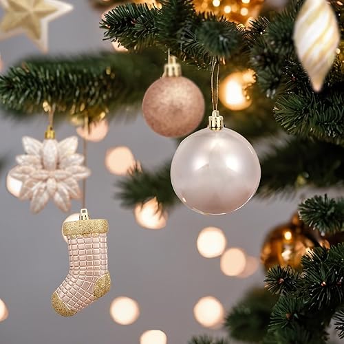 Miniatura 9 de AMS bolas de navidad de adorno inastillables y reutilizables. Ideales para decorar el hogar, hacer fiestas o regalos, 72 unidades