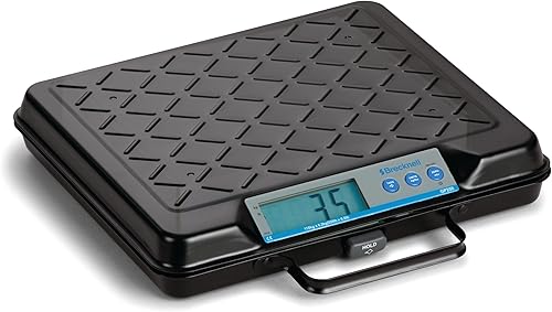Miniatura 3 de Brecknell - Báscula electrónica portátil de banco, capacidad de 250 libras, plataforma de 12 x 10