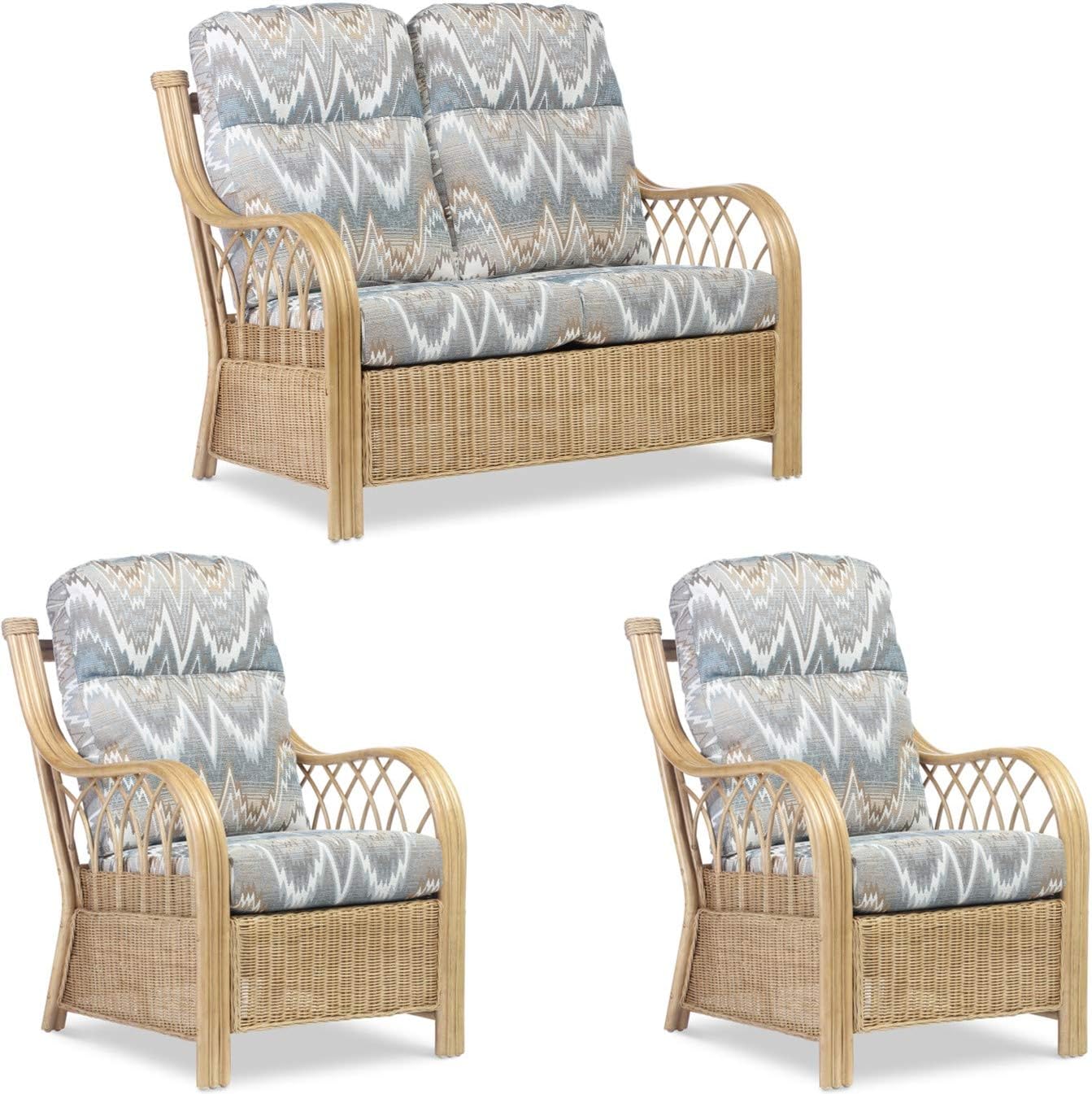 Desser Viola Conservatory Furniture Set Fully Assembled 2 Seater Sofa