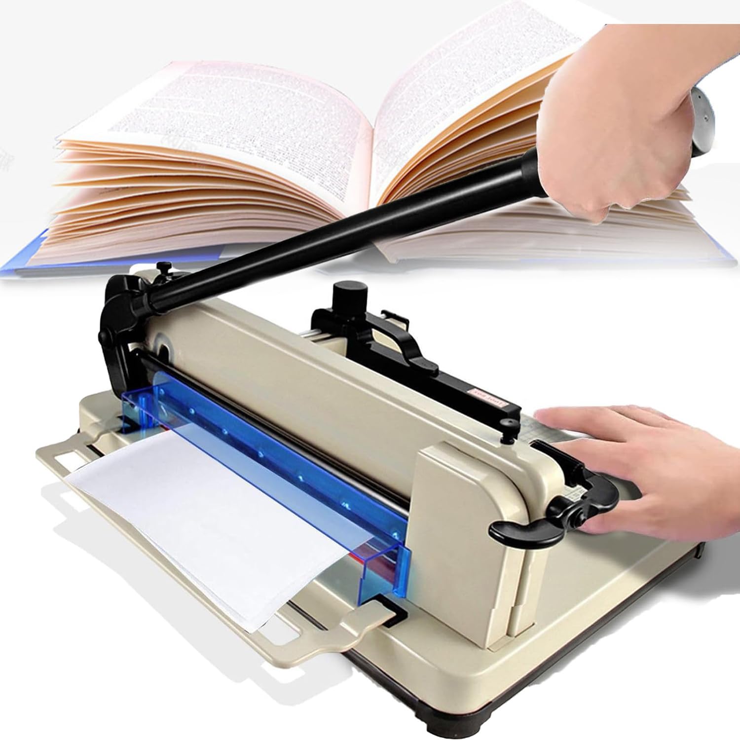 Massicot à papier robuste avec couteau en forme de U, multifonction pour bureau, maison, école
