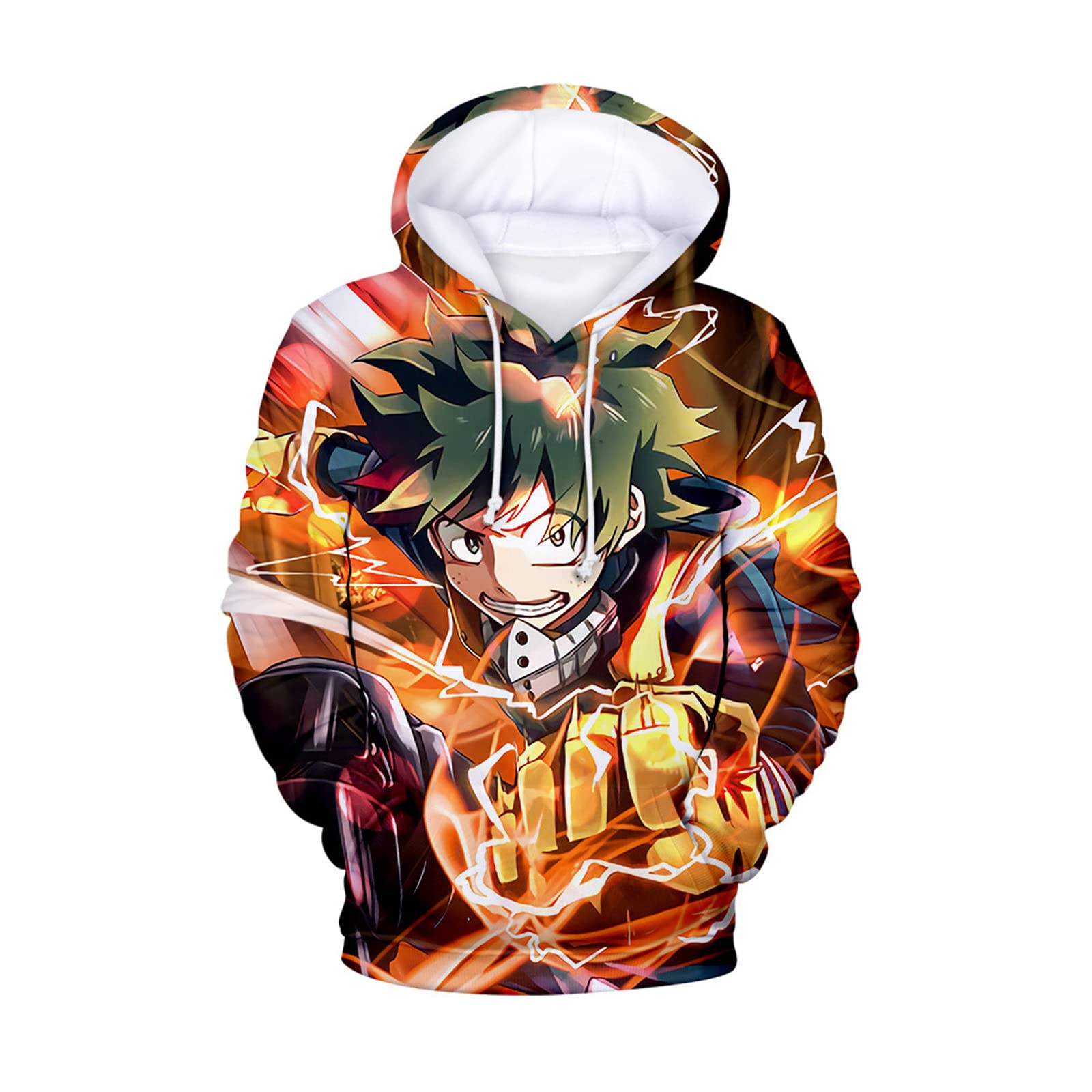 Hero Academia Hoodie Anime Mha Boku No Hero Sweatshirt Jacket Cosplay Deku Todoroki Bakugou Costume for Men Women