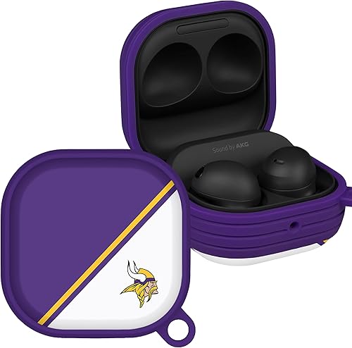 Game Time Minnesota Vikings HDX Champion Series - Funda compatible con Samsung Galaxy Buds Pro