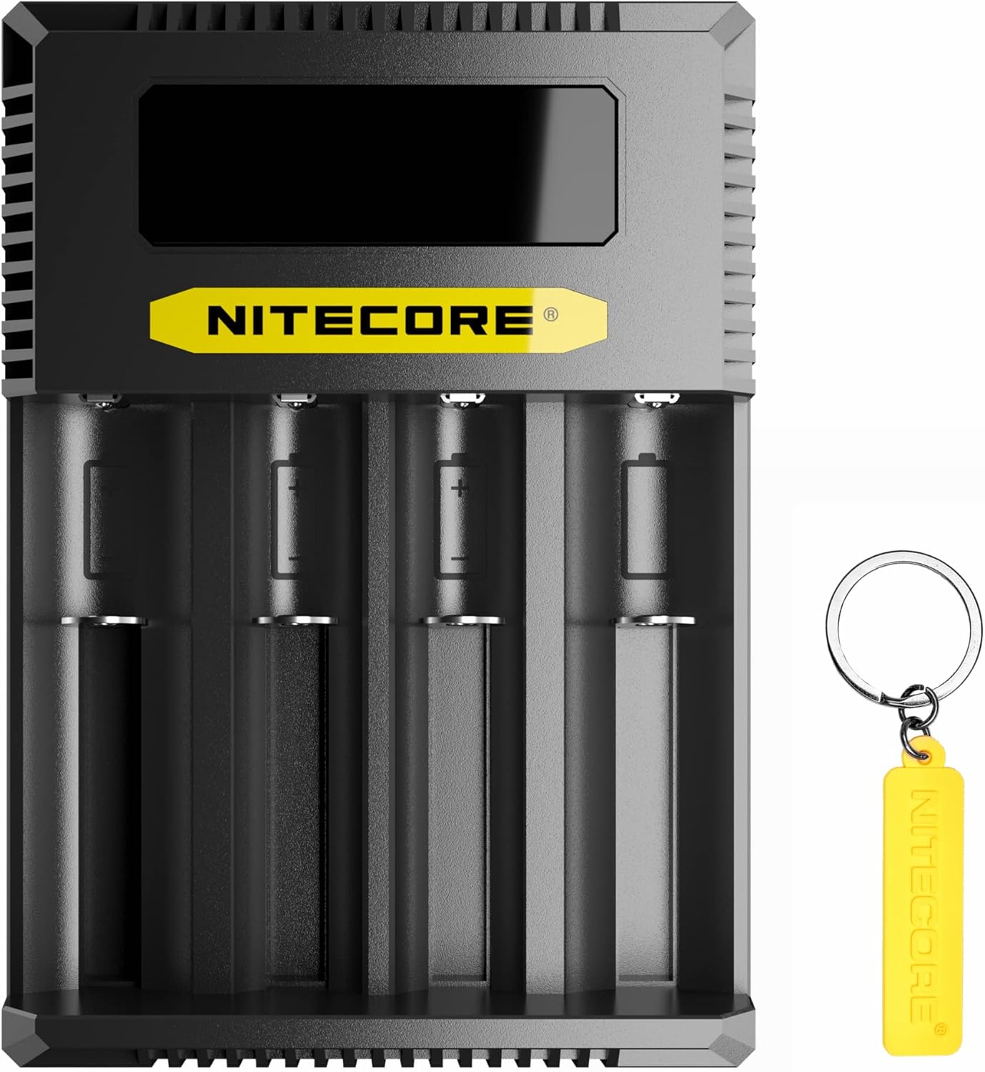 Nitecore Ci4 Intelligent USB-C QC/PD Quick Battery Charger Four-Slot for Li-Ion/Ni-MH/Ni-Cd/IMR 14500 16340 18350 18650 20700 21700 AA AAA with NITECORE Tag