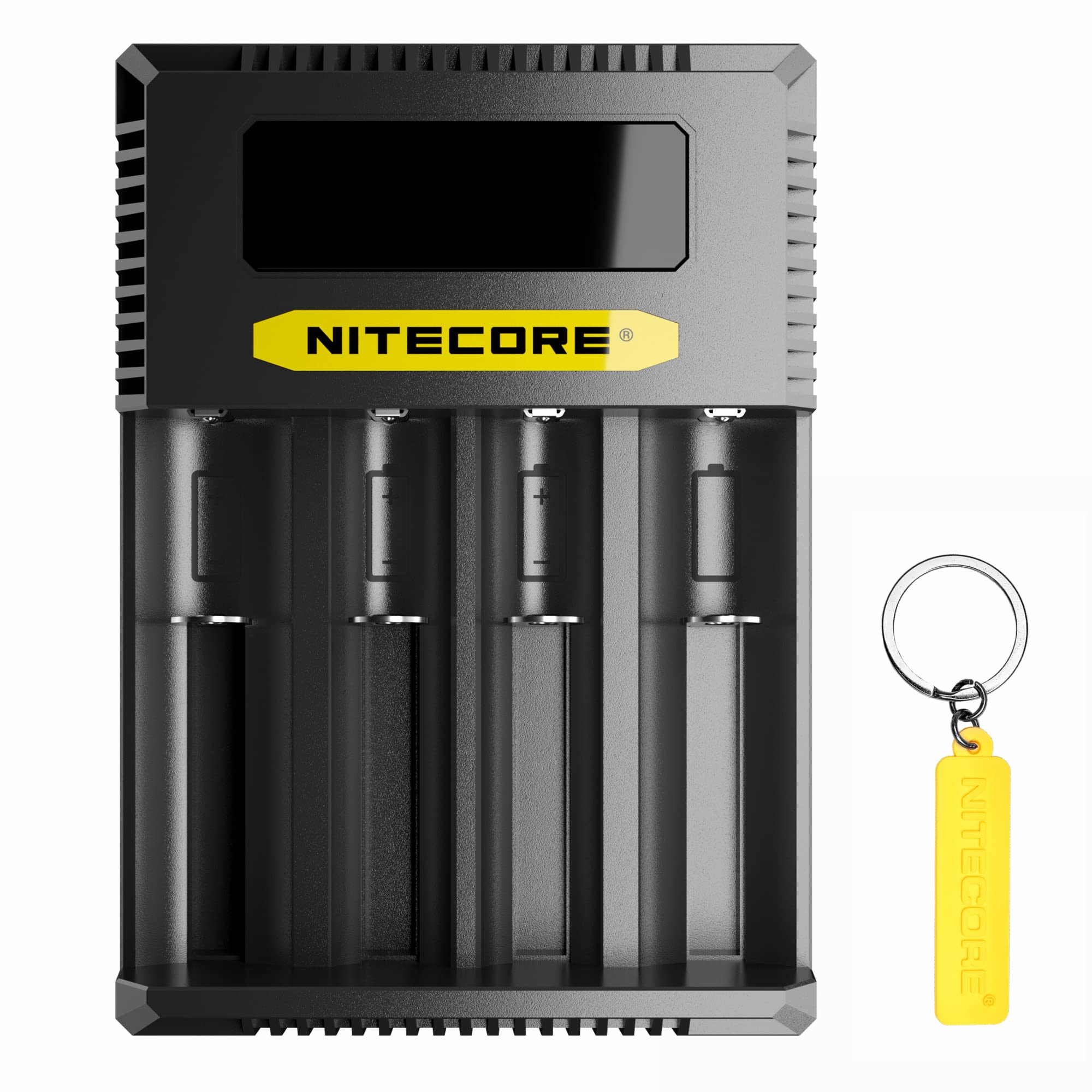 Nitecore Ci4 Intelligent USB-C QC/PD Quick Battery Charger Four-Slot for Li-Ion/Ni-MH/Ni-Cd/IMR 14500 16340 18350 18650 20700 21700 AA AAA with NITECORE Tag