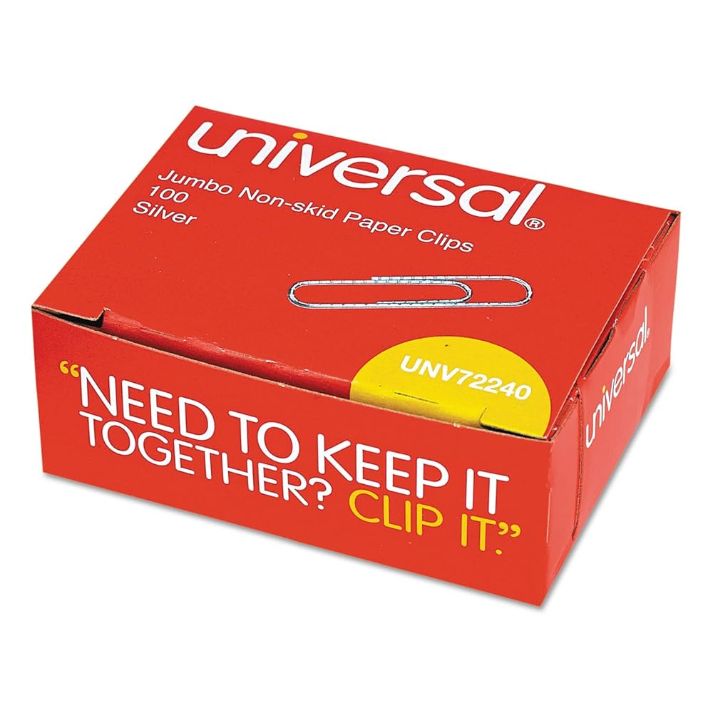 Amazon.com : Universal 72240 Nonskid Paper Clips, Wire