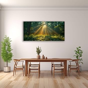 キャンパス アートパネル Amazon.co.jp: JOSUE 森 キャンバス アートパネル 山川草木