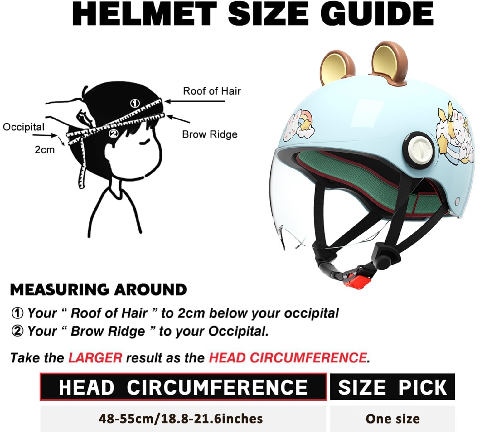 Dziecięcy kask rowerowy dla dzieci, półkask motocyklowy, do skutera, jazdy na rowerze, certyfikat ECE 22.06, kask dziecięcy dla chłopców i dziewcząt w wieku 3-12 lat, 2, 48-55 cm
