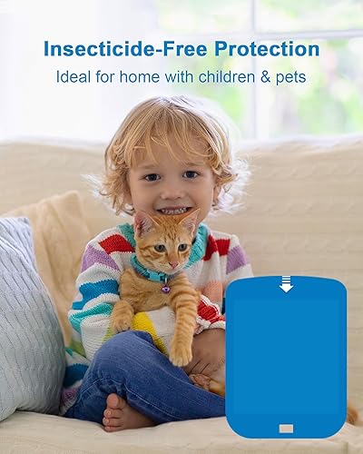 Miniatura 3 de Dichroma Paquete de 8 cartuchos de repuesto para luz azul enchufable, para luz madre, compatible con trampa de luz de insectos voladores Raid