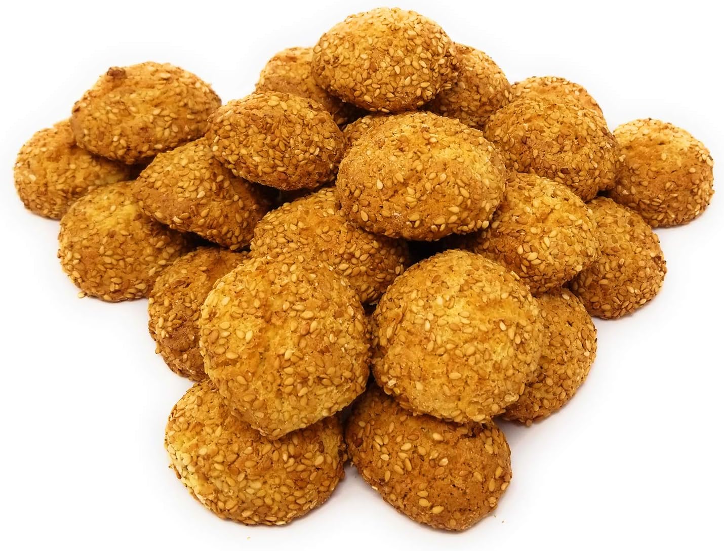 Frank and Sal Bakery: All Natural Italian Sesame Cookies (New Recipe) 1 Pound Baked in Brooklyn Fresh Daily - Biscotti Di Regina