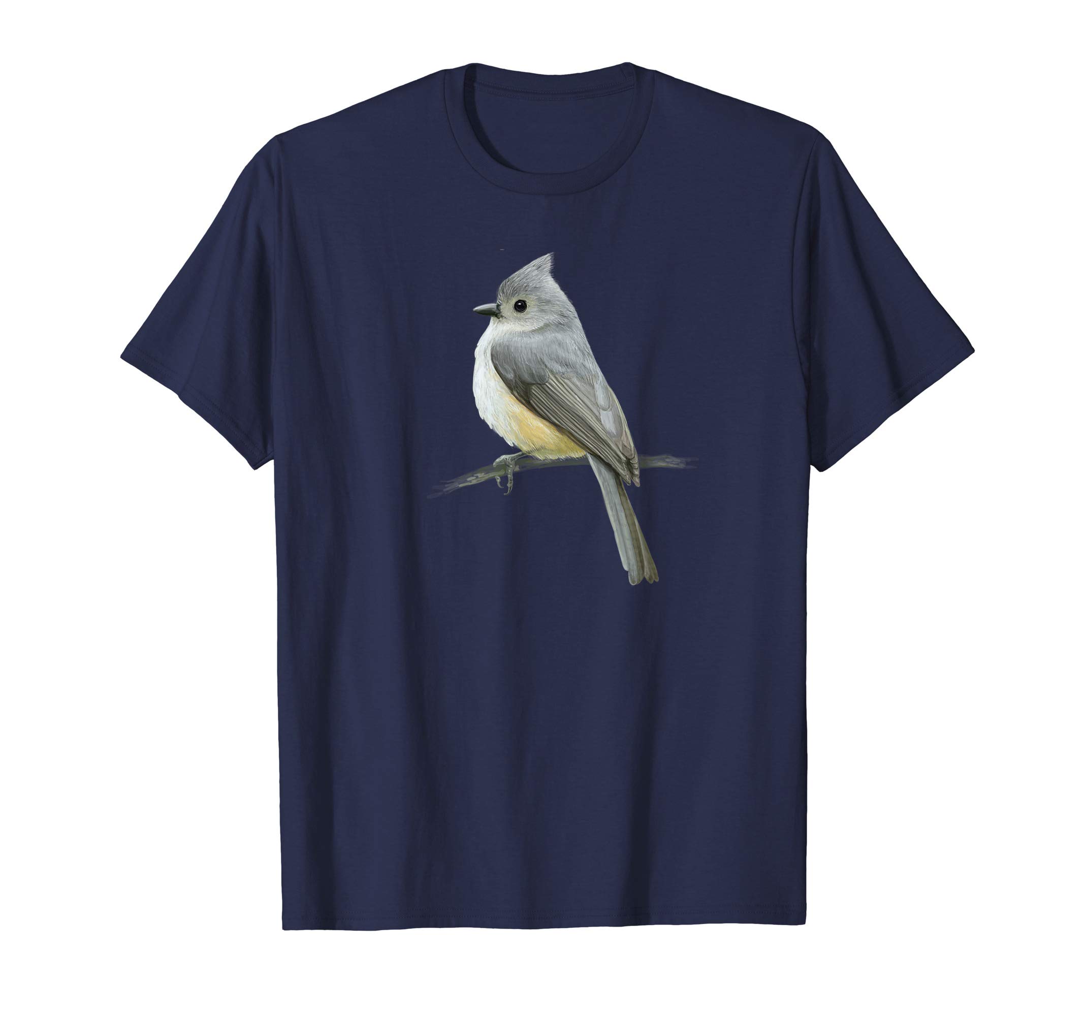 CrazyRock Bird ShirtsTufted Titmouse Bird T-Shirt T-Shirt