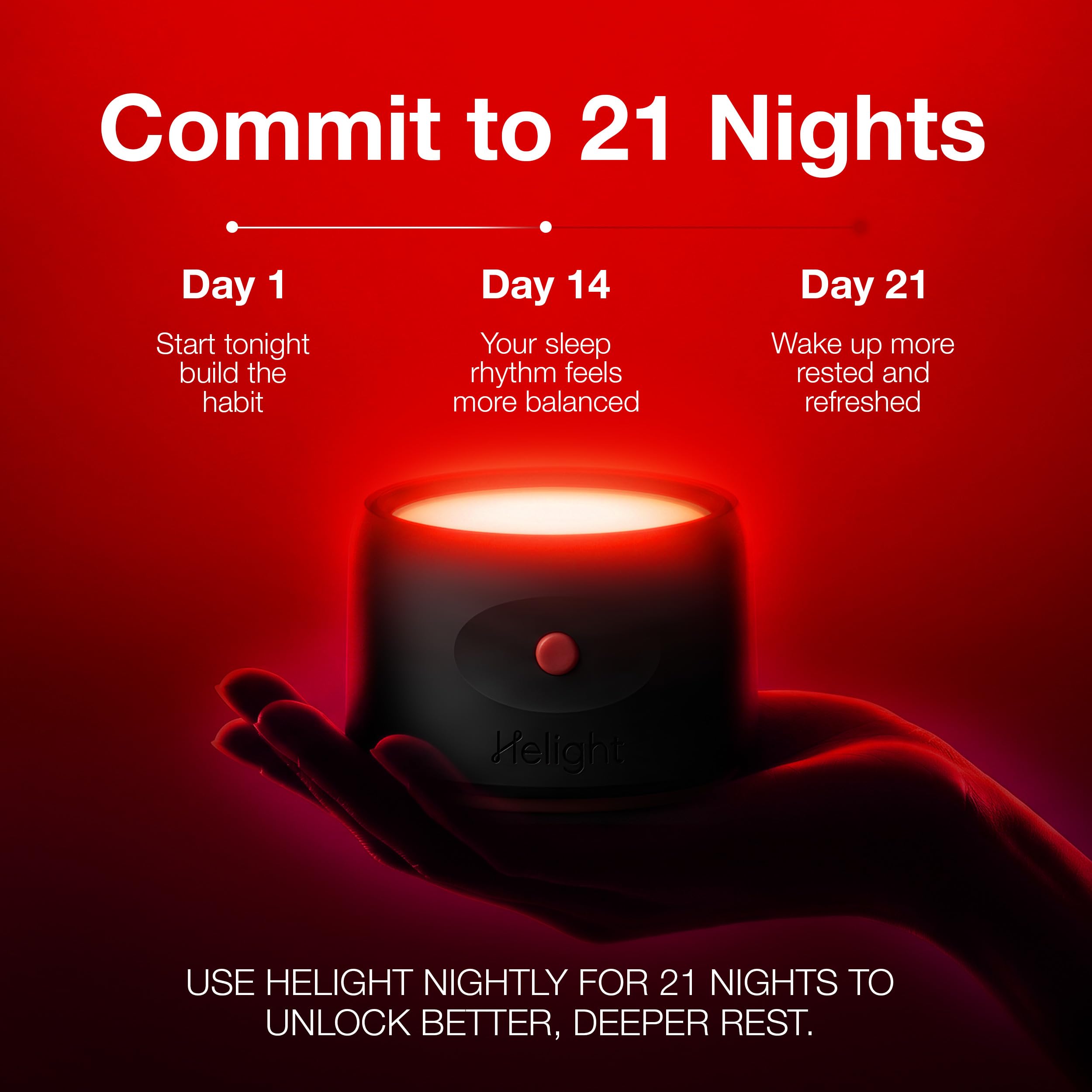 Amazon.com: Helight Red Light Therapy Sleep Device – 630nm Pure