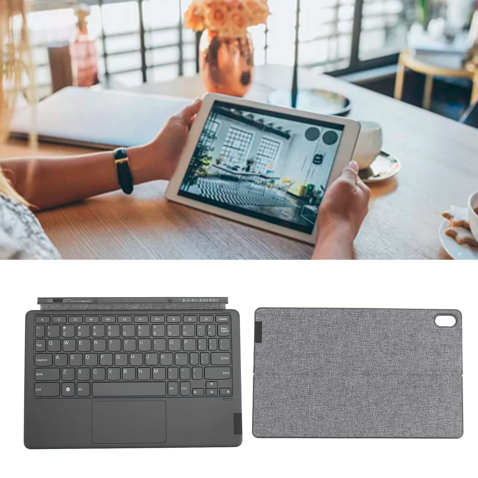 AMONIDA Klawiatura Tabletu do Tabletu Xiaoxin Pad z integracją magnetyczną i Wieloma Kątami Widzenia dla urządzeń 11-calowych z Touchpadem ABS 1 Jednostka