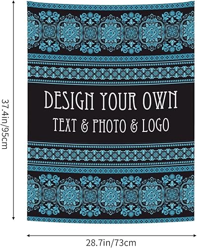 Miniatura 5 de FAMILOVE Tapiz de pared personalizado, para colgar en la pared, bohemio, hippie, mandala tapiz para dormitorio, estético, regalos para hombres y